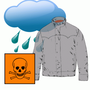 Wetterfeste Marken-Kleidung enthält Schadstoffe, die Umwelt und Gesundheit belasten können