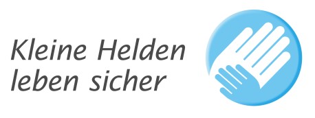 Logo der  Sicherheitsinitiative „Kleine Helden leben sicher“