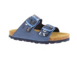 Rückruf von Pantoletten der Marke BioLife in blau mit Fußballmotiv Rückruf von Pantoletten der Marke BioLife in blau mit Fußballmotiv