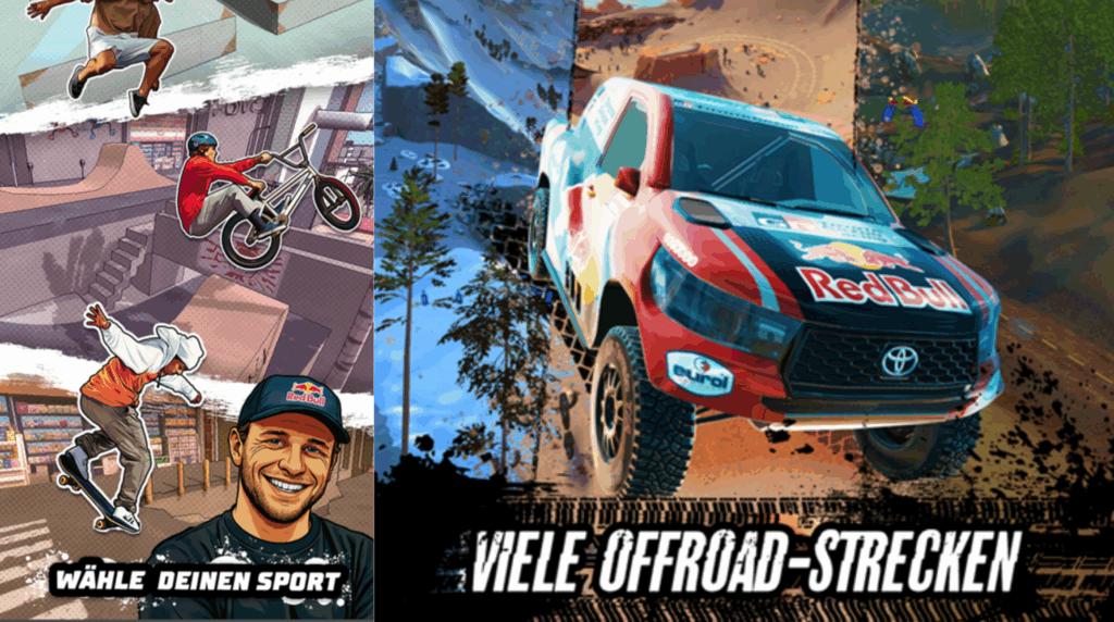 Der Energydrink-Marktführer Red Bull hat in den vergangenen Jahren mehrere eigene Spiele herausgebracht