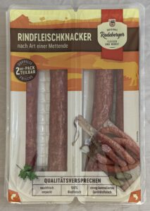 Rückruf des Wurstartikels Original Radeberger Rindfleischknacker