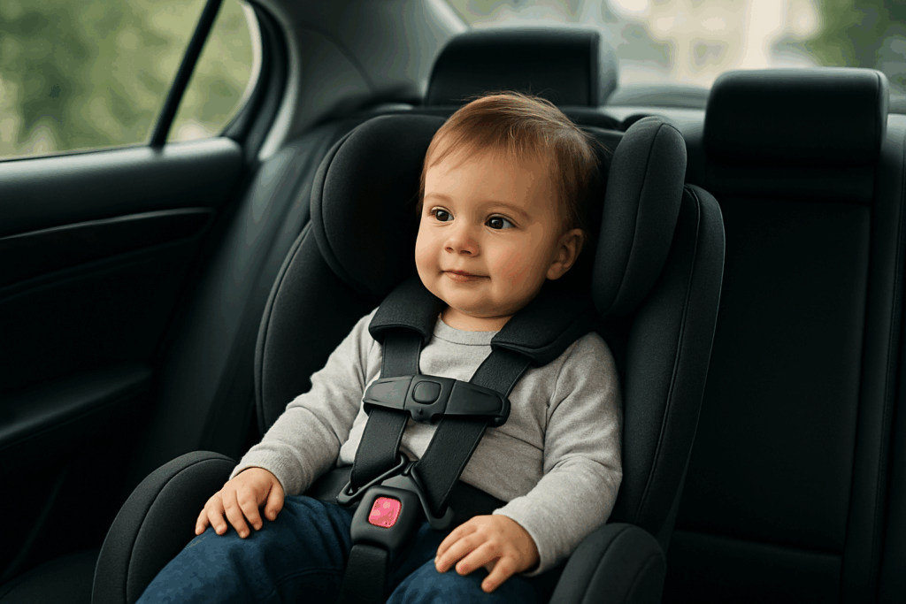 Ein falsch eingebauter Kindersitz kann bei einem Unfall seine Schutzwirkung verlieren und das Kind in ernsthafte Gefahr bringen