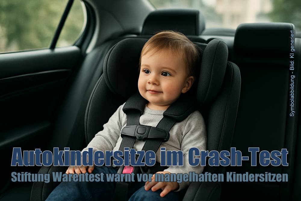 Lebensgefährlich: Stiftung Warentest warnt vor mangelhaften Kindersitzen Lebensgefährlich: Stiftung Warentest warnt vor mangelhaften Kindersitzen