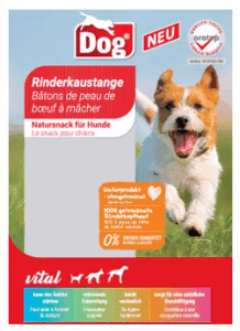 Rückruf des Artikels Dog, Rinderkaustange - Natursnack für Hunde