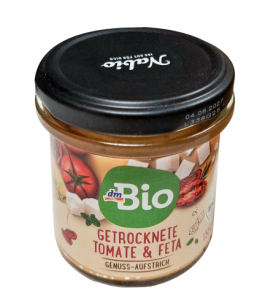 Rückruf des Artikels dmBio Getrocknete Tomate & Feta Genuss-Aufstrich