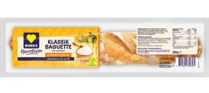 Rückruf des Artikels EDEKA Herzstücke Klassik Baguette zum Aufbacken