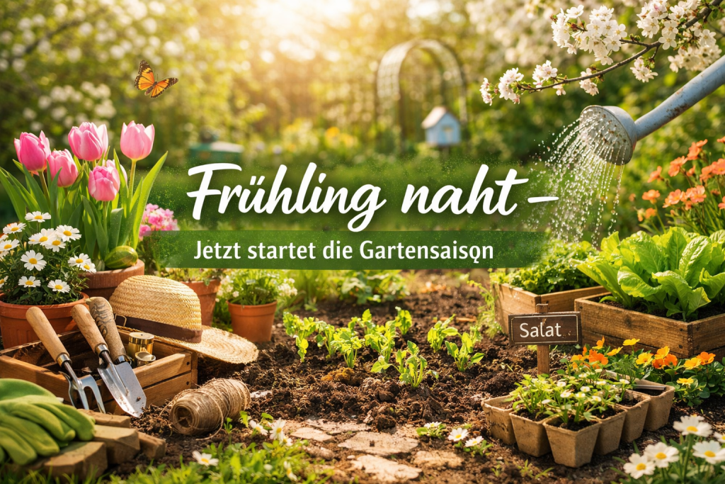 Frühling - Mit steigenden Temperaturen beginnt die ideale Zeit für die ersten Aussaaten im Garten