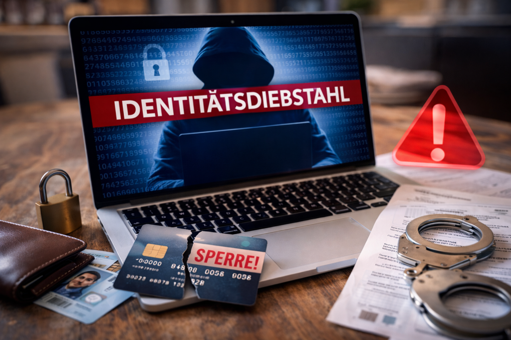 Beim Identitätsdiebstahl nutzen Kriminelle persönliche Daten einer Person, um sich als diese auszugeben
