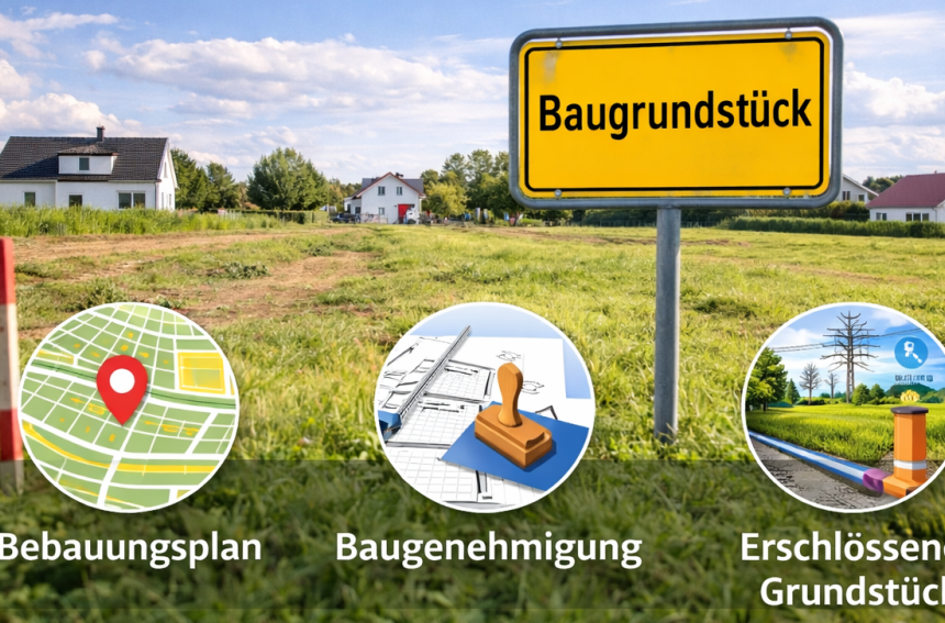 Bauland sind Grundstücke, auf denen nach den Vorgaben der Gemeinde gebaut werden darf.