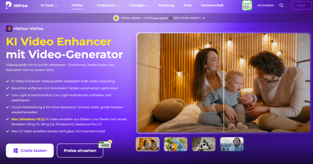 HitPaw VikPea im Test: Alte Kinder-Videos einfach verbessern HitPaw VikPea im Test: Alte Kinder-Videos einfach verbessern