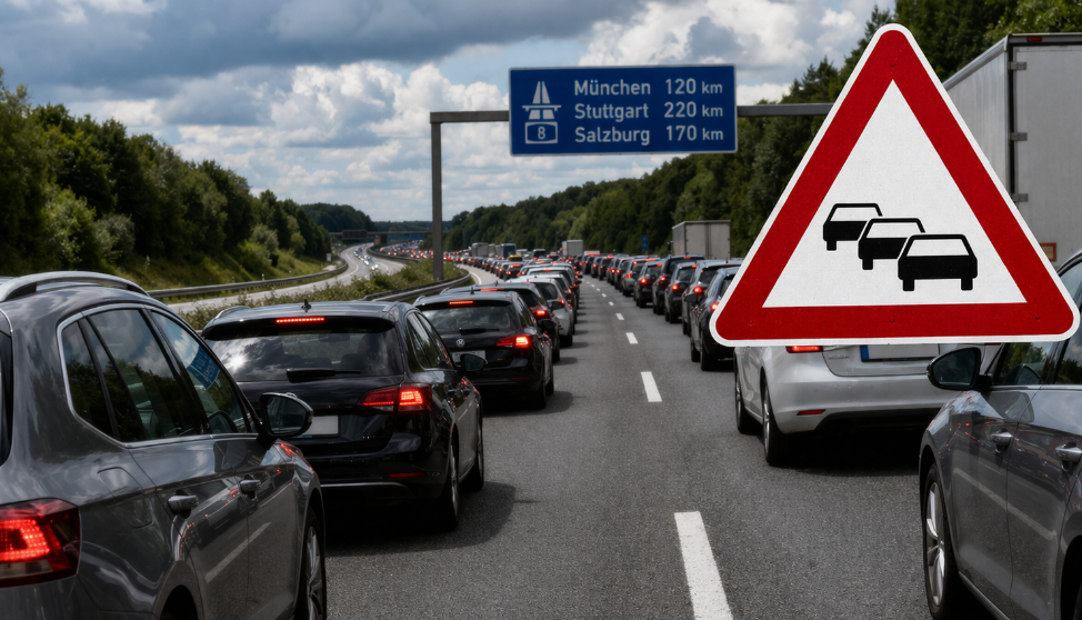 Staugefahr auf den deutschen Autobahnen steigt an Ostern deutlich Staugefahr auf den deutschen Autobahnen steigt an Ostern deutlich