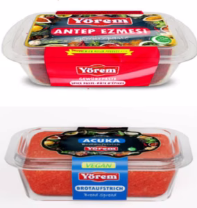 Rückruf von zwei Brotaufstrichen der Marke Yörem Rückruf von zwei Brotaufstrichen der Marke Yörem