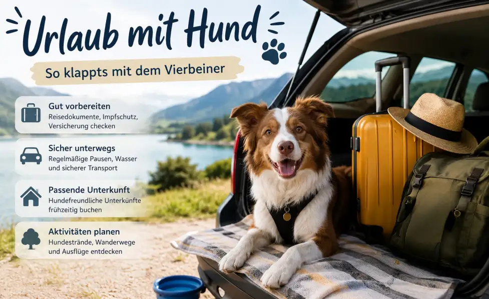 Für viele Hundebesitzer gehört der Vierbeiner zur Familie und darf im Urlaub nicht fehlen. Für viele Hundebesitzer gehört der Vierbeiner zur Familie und darf im Urlaub nicht fehlen.