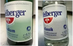 Rückruf der Mineralwasser Raffelberger Medium 0,75 Liter sowie Raffelberger Klassik 0,7 Liter