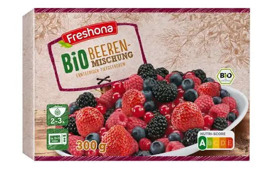 Rückruf des Tiefkühlprodukts Freshona Bio Beerenmischung erntefrisch tiefgefroren Rückruf des Tiefkühlprodukts Freshona Bio Beerenmischung erntefrisch tiefgefroren