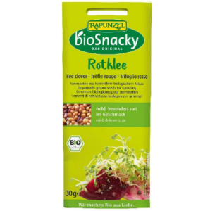 Rückruf des Produkts Rapunzel bioSnacky Rotklee – Samen für Sprossen und Keimlinge
