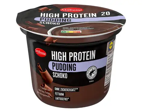 Rückruf des Produkts Milbona High Protein Pudding Schoko im 200-g-Becher Rückruf des Produkts Milbona High Protein Pudding Schoko im 200-g-Becher