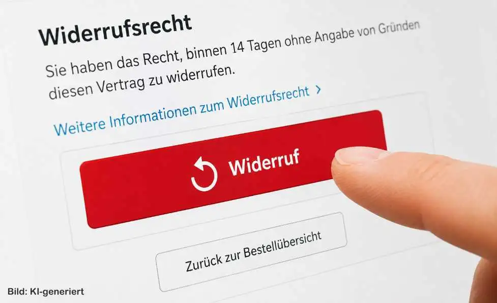 Der Widerrufsbutton: Online-Verträge einfach per Klick kündigen Der Widerrufsbutton: Online-Verträge einfach per Klick kündigen
