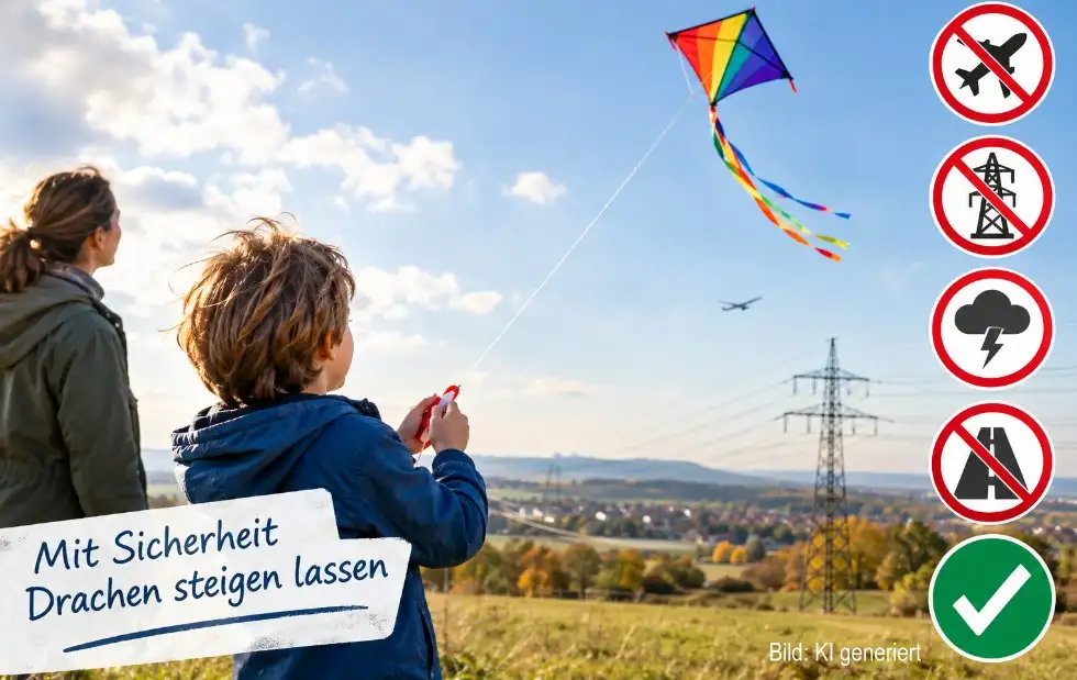 Drachensteigen: Gesetze, Gefahren und wichtige Tipps Drachensteigen: Gesetze, Gefahren und wichtige Tipps