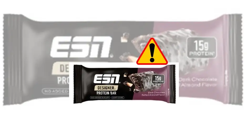 Rückruf bei ESN: Fremdkörper in Designer Protein Bar entdeckt! Rückruf bei ESN: Fremdkörper in Designer Protein Bar entdeckt!