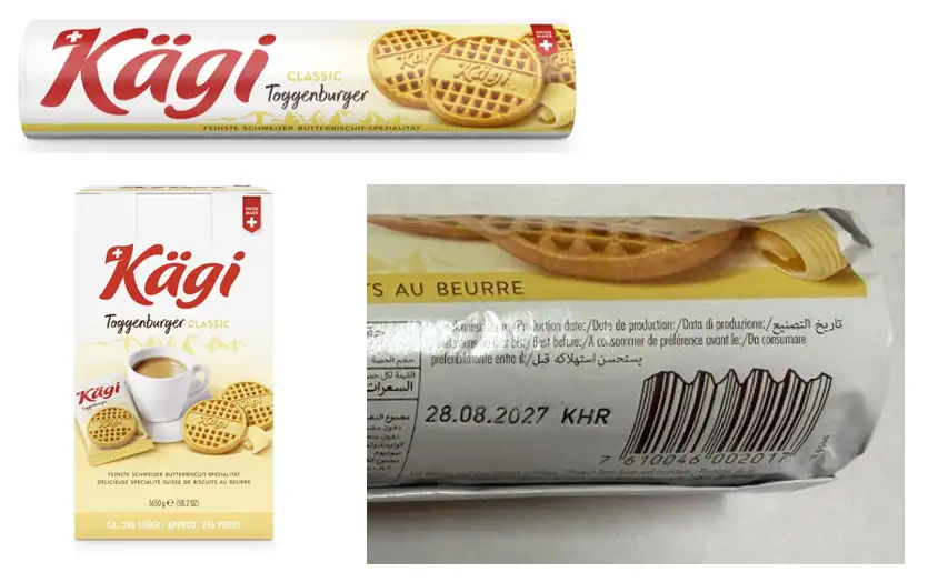Rückruf: Kägi Butterbiscuits wegen Metall-Fremdkörpern zurückgerufen Rückruf: Kägi Butterbiscuits wegen Metall-Fremdkörpern zurückgerufen